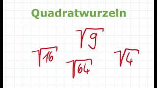 Quadratwurzeln  Was sind eigentlich Wurzeln  Mathe einfach erklärt [upl. by Mosley]