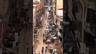 Situación de Valencia 😭🥹💔🇪🇸 🙏 sad valencia spain flood [upl. by Eniluqaj26]