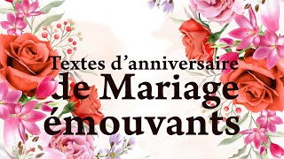 Textes danniversaire de Mariage [upl. by Attenohs]