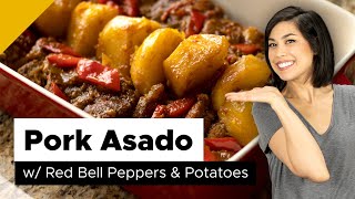 Pork Asado Kapampangan Recipe Filipino Food [upl. by Nuhs]