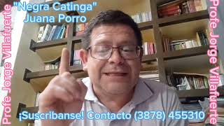 Narración del cuento quotNegra catingaquot Autora Juana Porro [upl. by Binny954]