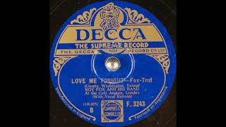 Roy Fox amp his band  Love Me Tonight 1932 [upl. by Esiuqram95]