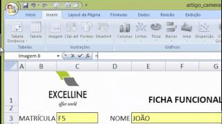 Excel Recurso Câmera com Fotos [upl. by Shoifet311]