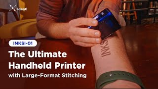 Now on Kickstarter Inksi01 Ultimate Handheld Printer For LargeScale Printing [upl. by Calla]