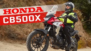 2019 Honda CB500X Test Ride and Review [upl. by Yelsnik]