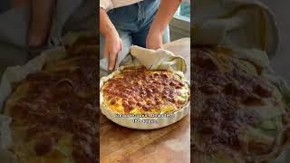 Quiche aux courgettes saucisse amp comté [upl. by Bev]