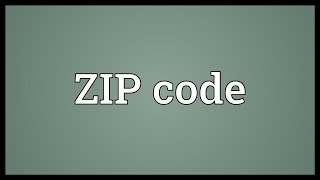 ZIP code Meaning [upl. by Annahsirhc782]