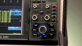 Teledyne LeCroy WaveRunner 6 Zi Cursor navigation using the Superknob [upl. by Nnylatsirk815]