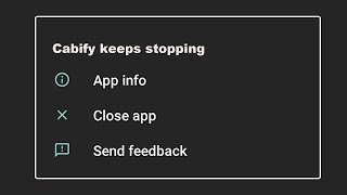 How To Fix Cabify App Keeps Stopping problem in Android Phone [upl. by Aihsenad]