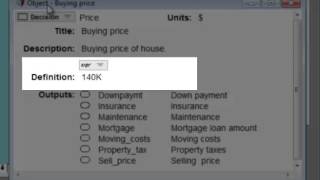 Analytica Tutorial Chapter 2 Exploring a model [upl. by Muhan]