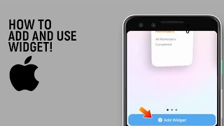 How To Add and Use Widget on iOS 17 of iPhone EASY [upl. by Lavona]