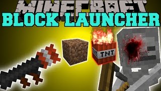 Minecraft BLOCK LAUNCHING GUNS TNT CANNONS BLOCK RIFLES amp MORE Mod Showcase [upl. by Noleta882]