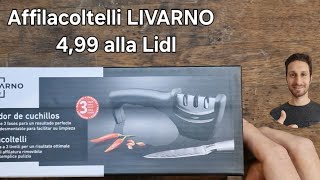 Affilacoltelli Livarno Lidl come usare [upl. by Rhu486]