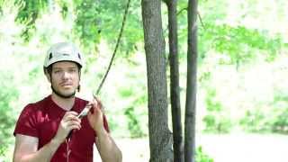 DMM XSRE Carabiners used for pulling a rope into a tree [upl. by Hiro]