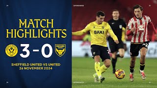 Oxford United vs Sheffield United Highlights [upl. by Ydolem]