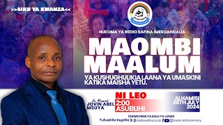 MTUMISHI JOVIN ABEL  MAOMBI YA KUSHUGHULIKIA LAANA YA UMASKINI KATIKA MAISHA YETU  TAR25072024 [upl. by Idyak]