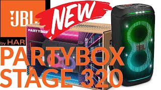 JBL PARTYBOX STAGE 320 unboxing rozpakowywanie speaker głośnik [upl. by Conger253]