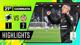 Sampdoria vs Cremonese 12  La Cremo torna a vincere  HIGHLIGHTS SERIE BKT 2023  2024 [upl. by Gery]