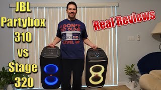 Who Will Win JBL Partybox 310 VS Stage 320 Portable Party Speakers [upl. by Ralston]