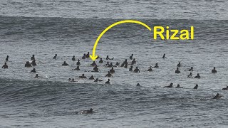 Rizal Gets His Waves At Packed Padang Padang [upl. by Anitap]