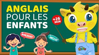 COURS DANGLAIS POUR ENFANTS  ALPHABET COULEURS NOMBRES ET BIEN PLUS ENCORE [upl. by Reinert]