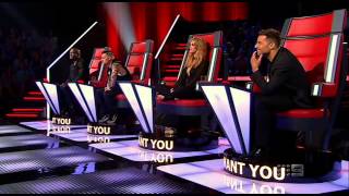 Celia Pavey  Scarborough Fair Canticle  The Voice Australia Season 2 [upl. by Punke]