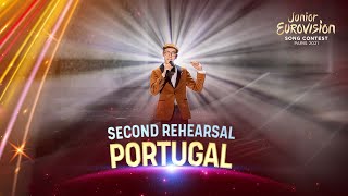 Simão Oliveira  O Rapaz  Second Rehearsal  Portugal 🇵🇹  Junior Eurovision 2021 [upl. by Valdemar783]