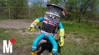 What it feels like to pick up Hitchbot the hitchhiker [upl. by Depoliti]