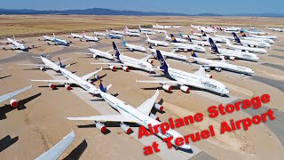 TERUEL AIRPORT 2020  Breathtaking Videos of COVID19 Storage [upl. by Llemert]