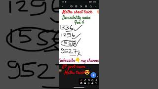 Divisibility rulesfor4mathsshortsvideo [upl. by Haodnanehs]