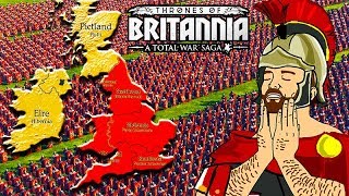 ROMANS IN THRONES OF BRITANNIA Total War Saga Thrones of Britannia The Lost Legion Mod Gameplay [upl. by Aisetal]