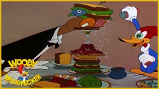 Woody Woodpecker  Banquet Busters  Full Episodes [upl. by Panaggio]