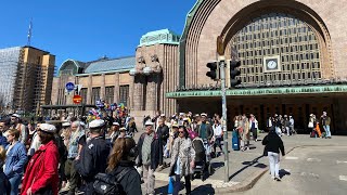 May Day walk in Helsinki City Center 🇫🇮 [upl. by Lucas]