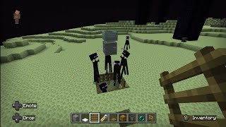 bedrock enderman farm in minecraft [upl. by Sami]