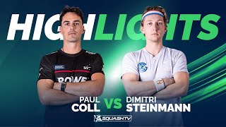 🇳🇿 Coll v Steinmann 🇨🇭  Paris Squash 2024  RD2 HIGHLIGHTS [upl. by Lleinnad]