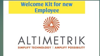 Altimetrik Welcome kit for new Employee New Joiners [upl. by Amikan515]