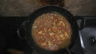 Chicken Gravy Recipe Adding water to thaw chicken Step 4 [upl. by Adeehsar]