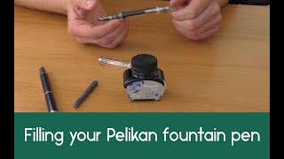 Filling your Pelikan fountain pen [upl. by Dric]