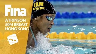 Atkinson again successful at 50m Breststroke 9 Hong Kong [upl. by Goss]