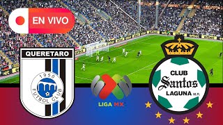 ⚽EN VIVO QUERETARO VS SANTOS  Mexican Liga BBVA MX 2024  eFootball PES 21 Simulation [upl. by Edouard436]