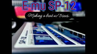 Emu SP12 Making a beat w5secs [upl. by Zima]