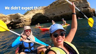 Fun things to do in Algarve Portugal  Kayaking Benagil Cave  Ponta da Piedade Boat Tour [upl. by Had242]