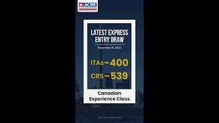 Canada Express Entry  CEC Draw Alert  19 November 2024 [upl. by Jann]