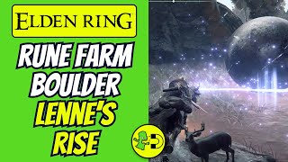 Elden Ring Rune Farm Boulder  Lennes Rise Level 25 [upl. by Yumuk970]