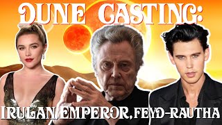 DUNE Part Two 2023 Casting Christopher Walken Florence Pugh Austin Butler [upl. by Kuebbing]