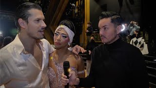 WATCH Shangela’s Emotional Interview After Making it to “DWTS” Finale [upl. by Noteek]