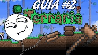 Guia Terraria Parte 2  Como Hacer Tu Casa [upl. by Ybanrab]