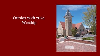 October 20th 2024 Worship [upl. by Nallak796]