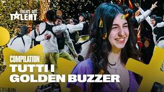 Tutti i GOLDEN BUZZER di Italias Got Talent 2023 ⭐️ [upl. by Lefton]