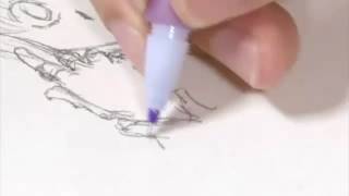 Yoshihiro Togashi New video 2016 drawing Kurapica Hunter x Hunter [upl. by Puri]